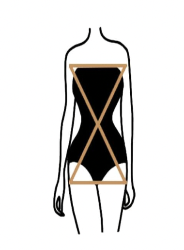 HourGlass Shaped Body Type