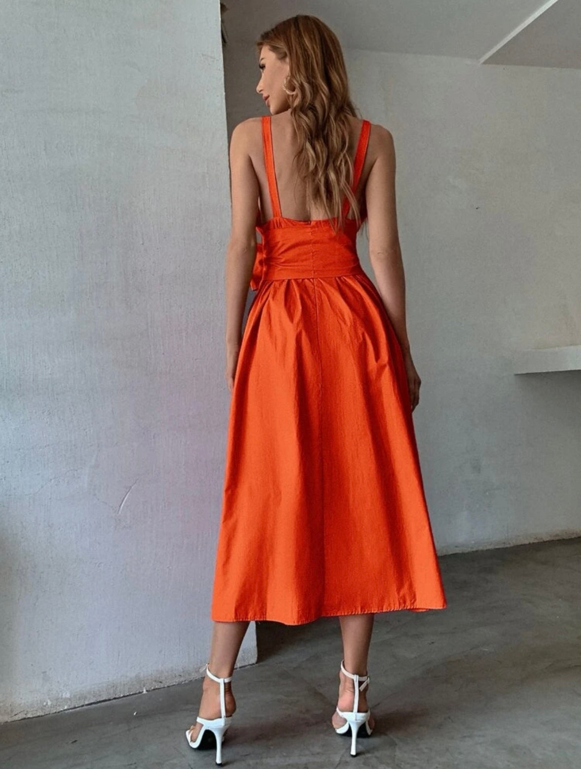 Big Bow Backless Dress