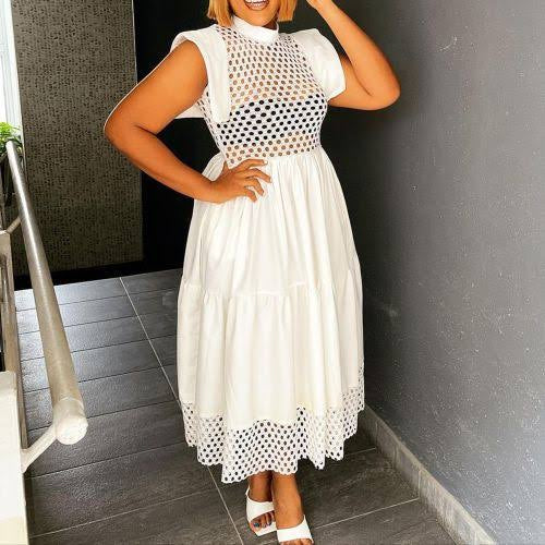 Hollow Out Loose Dress