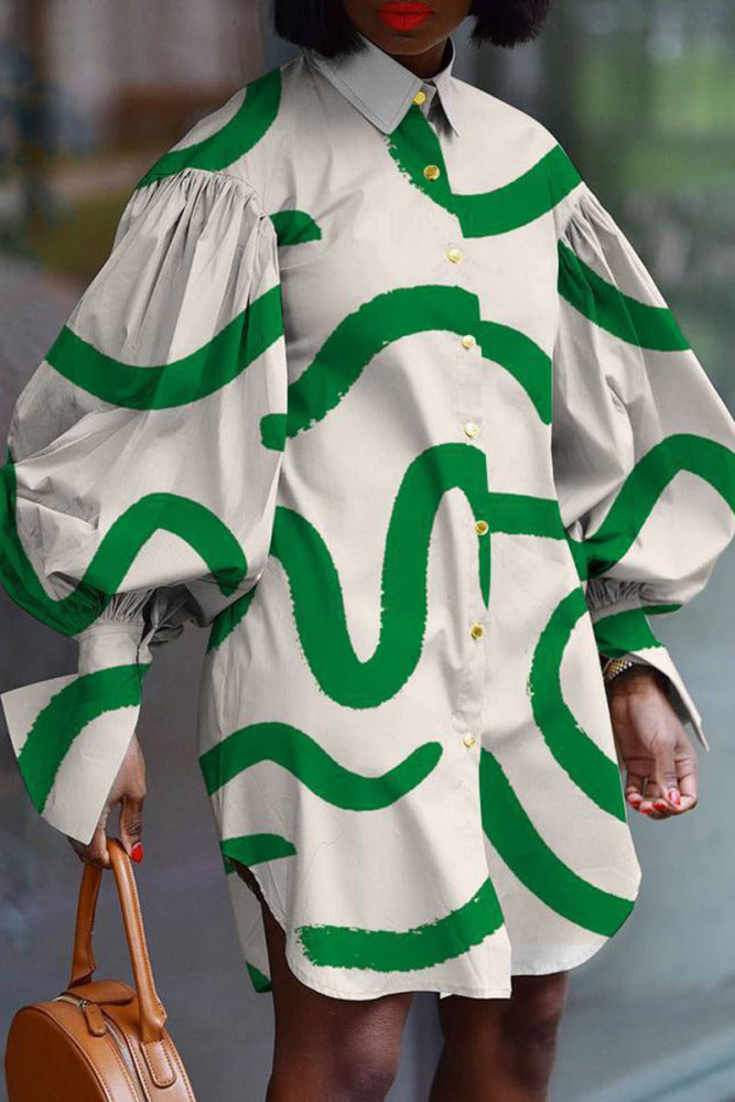 Ankara Print Tunic Dress
