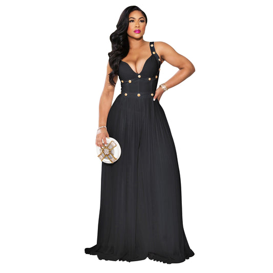 Black Tuxedo Jumpsuit
