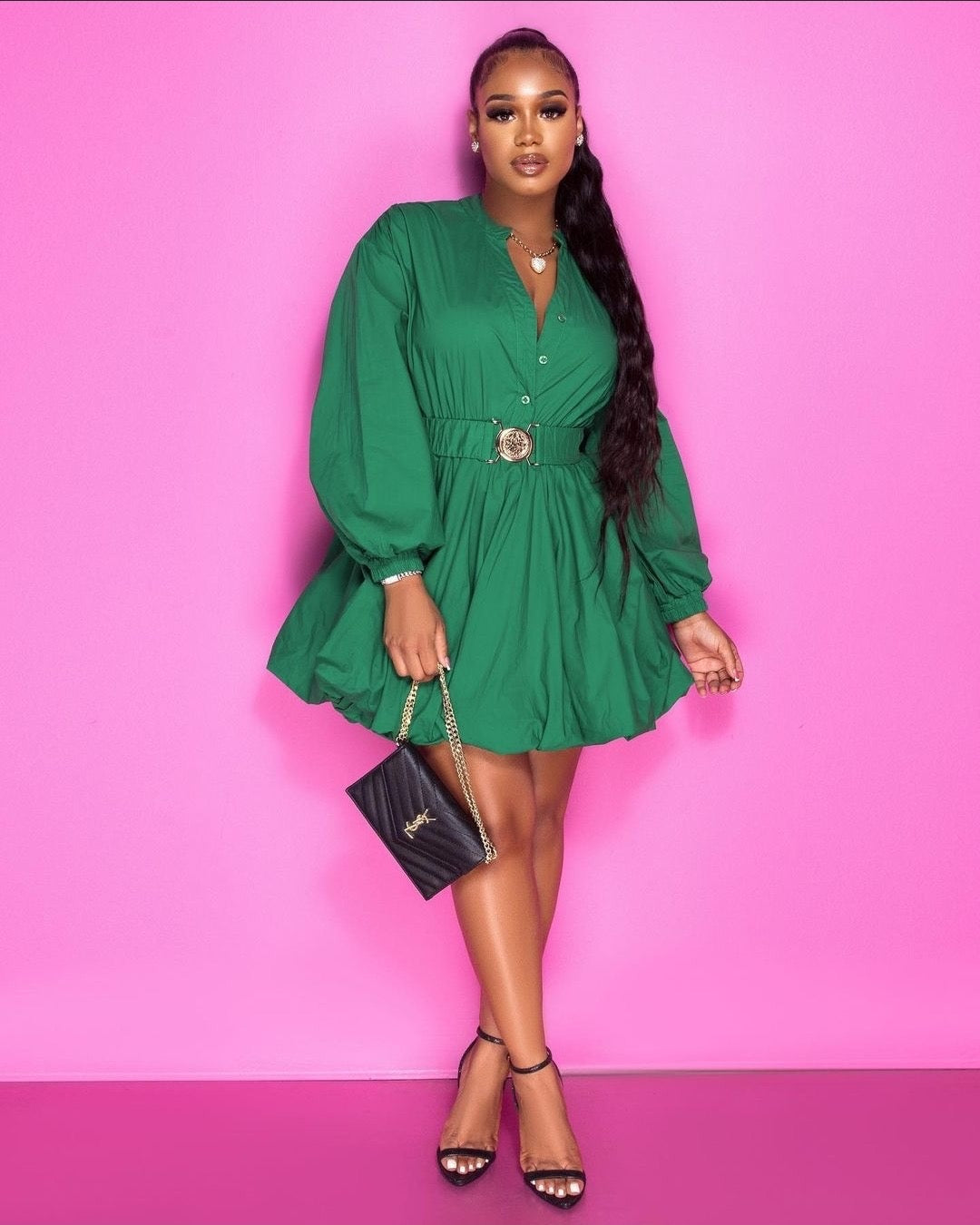 Bubble Gown Casual Mini Dress
