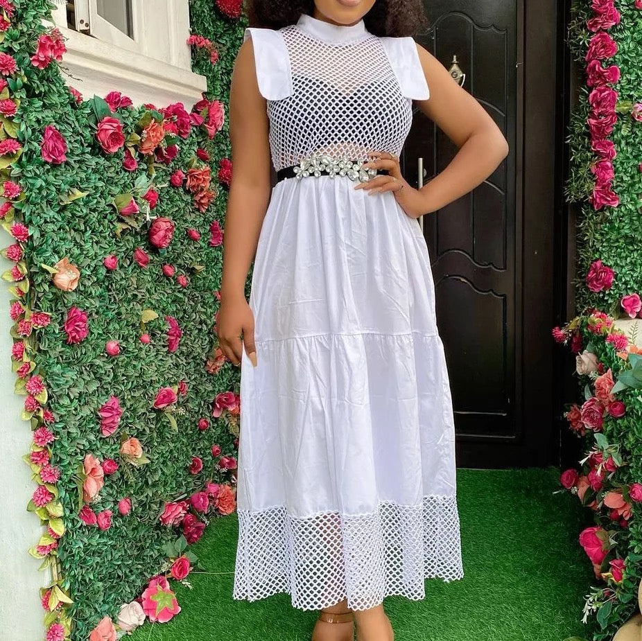 Hollow Out Loose Dress