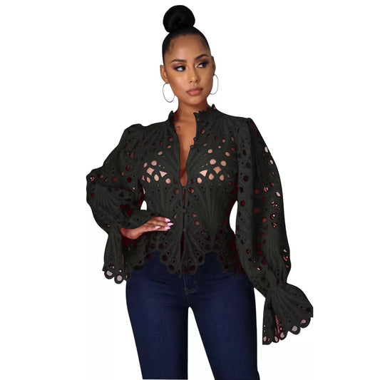 Butterfly Lace-Me Blouse