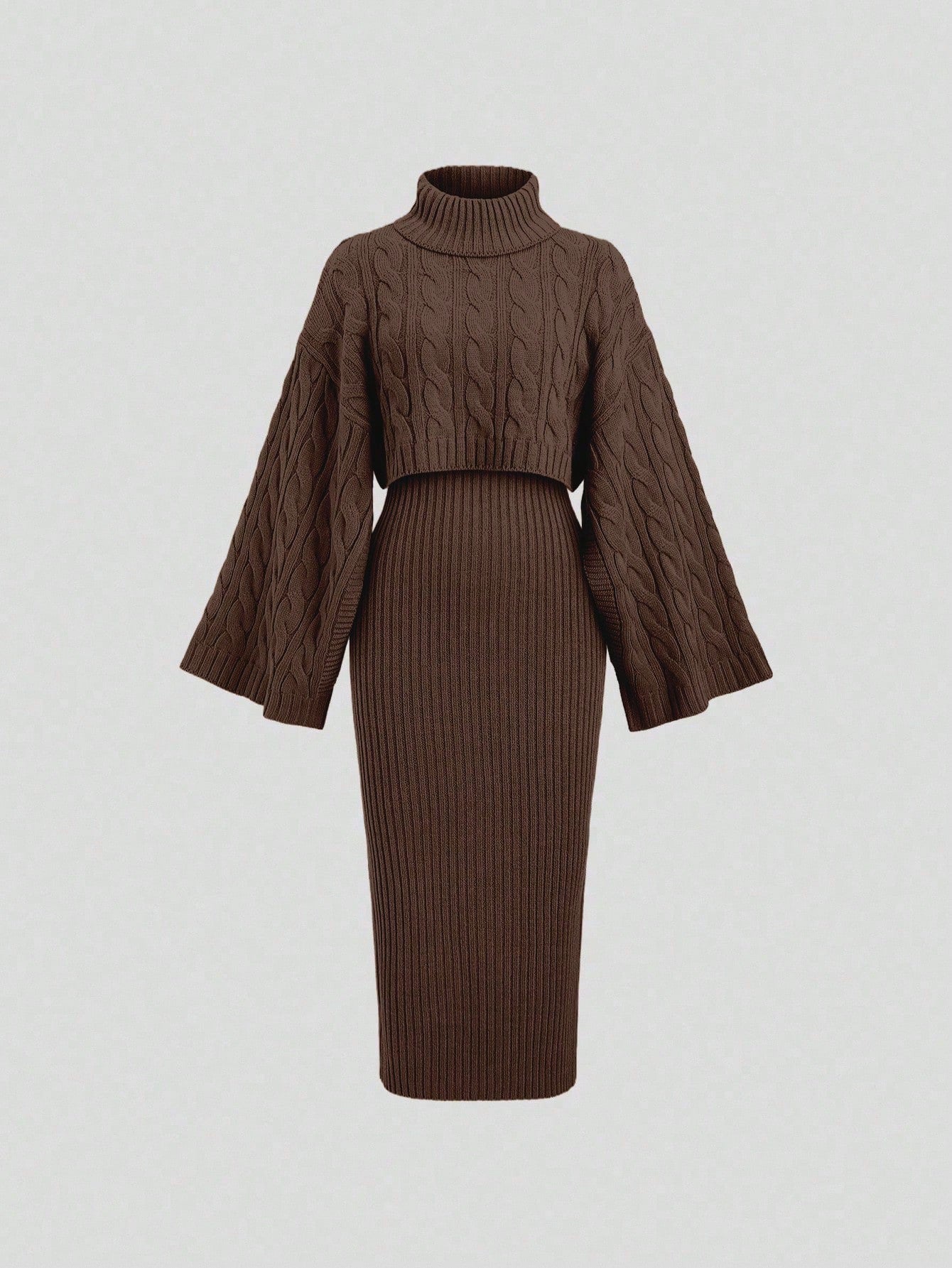 Mocha Luxe Knitwear Set