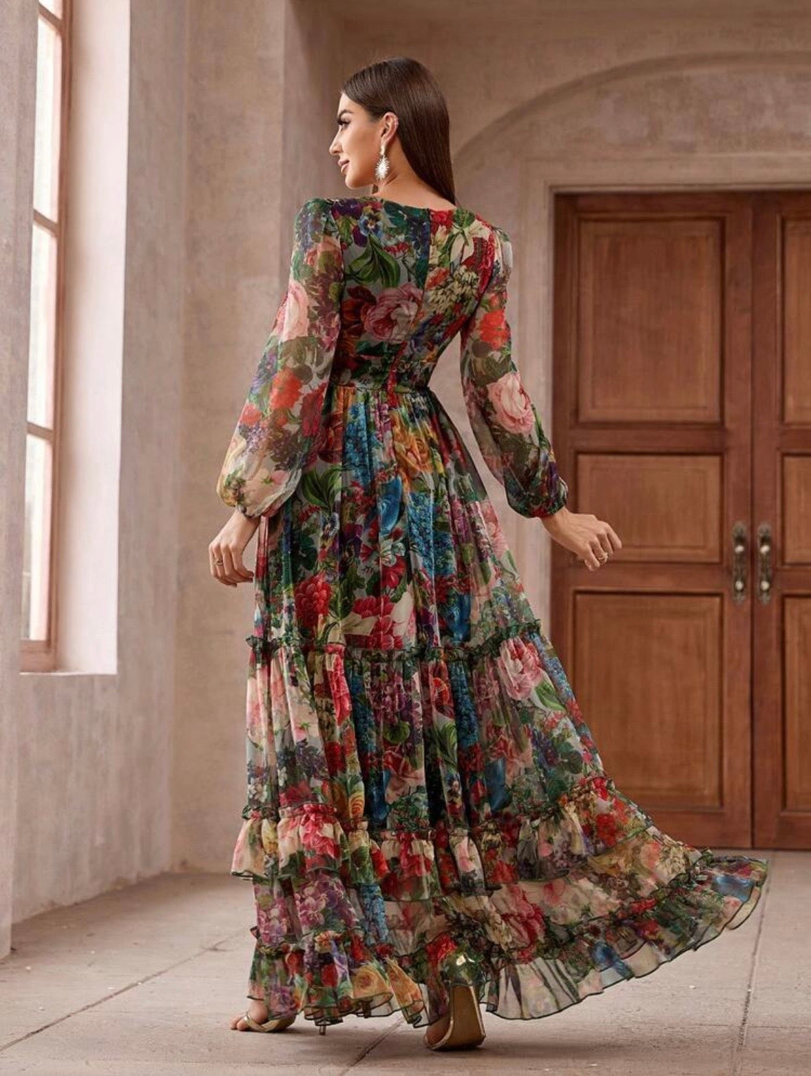 Enchanted Rose Maxi Dress