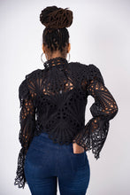 Load image into Gallery viewer, Butterfly Lace-Me Blouse