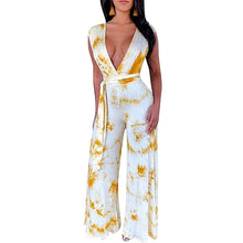 Load image into Gallery viewer, Wide Leg Pants Lace Up Jumpsuit